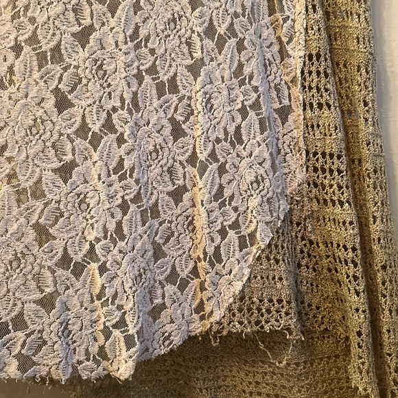 Upcycled crochet and lace gypsy boho free people maxi dress - Picture 9 of 14